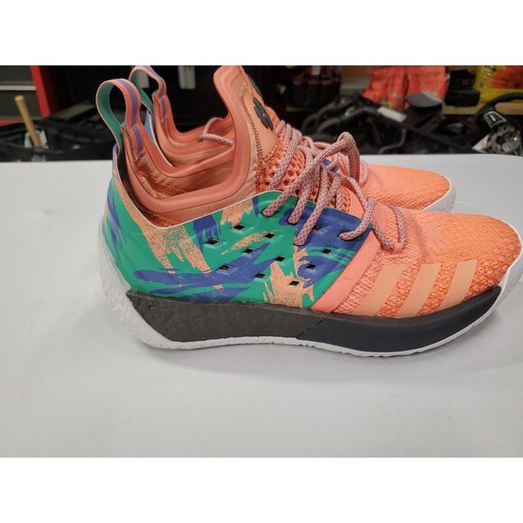 Adidas Harden Vol 2 Basketball Shoes California Dreamin’ Orange Men Size 9 US main image 6